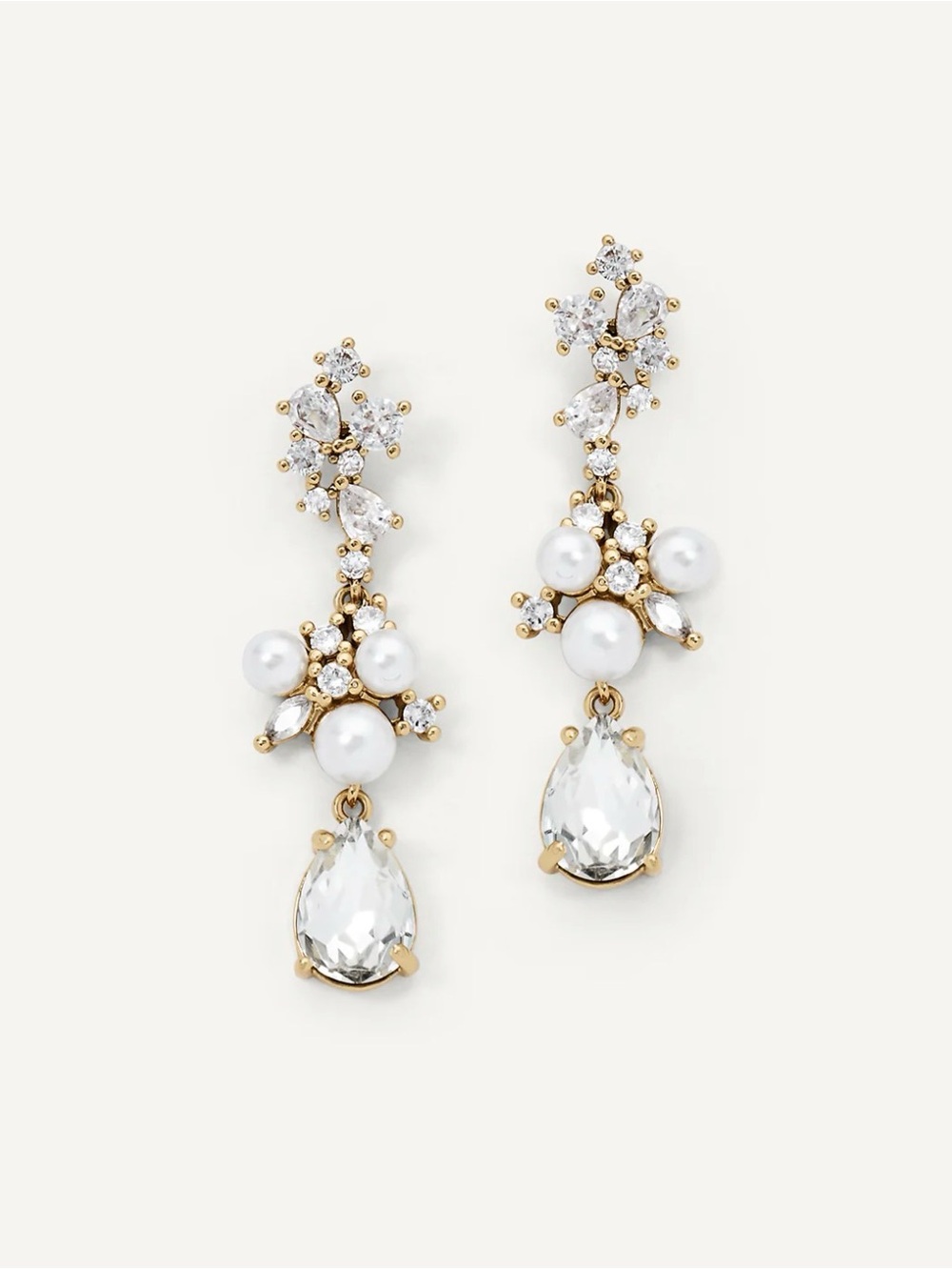 Olive and Piper Blair Drop Earrings in Gold